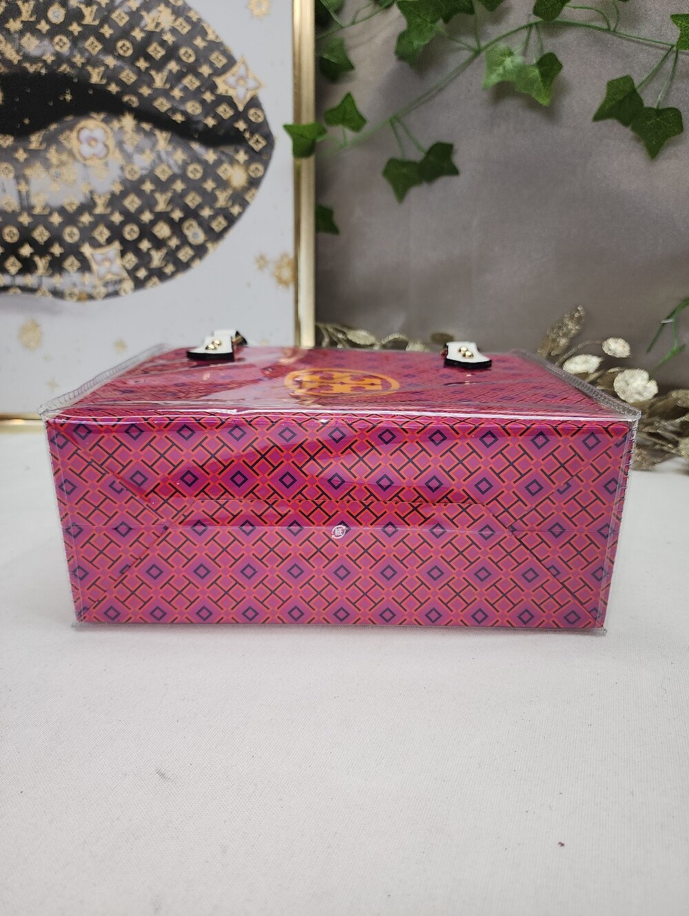 Authentic Tory Burch Shopping Bag In PVC Tote - Picture 10 of 10